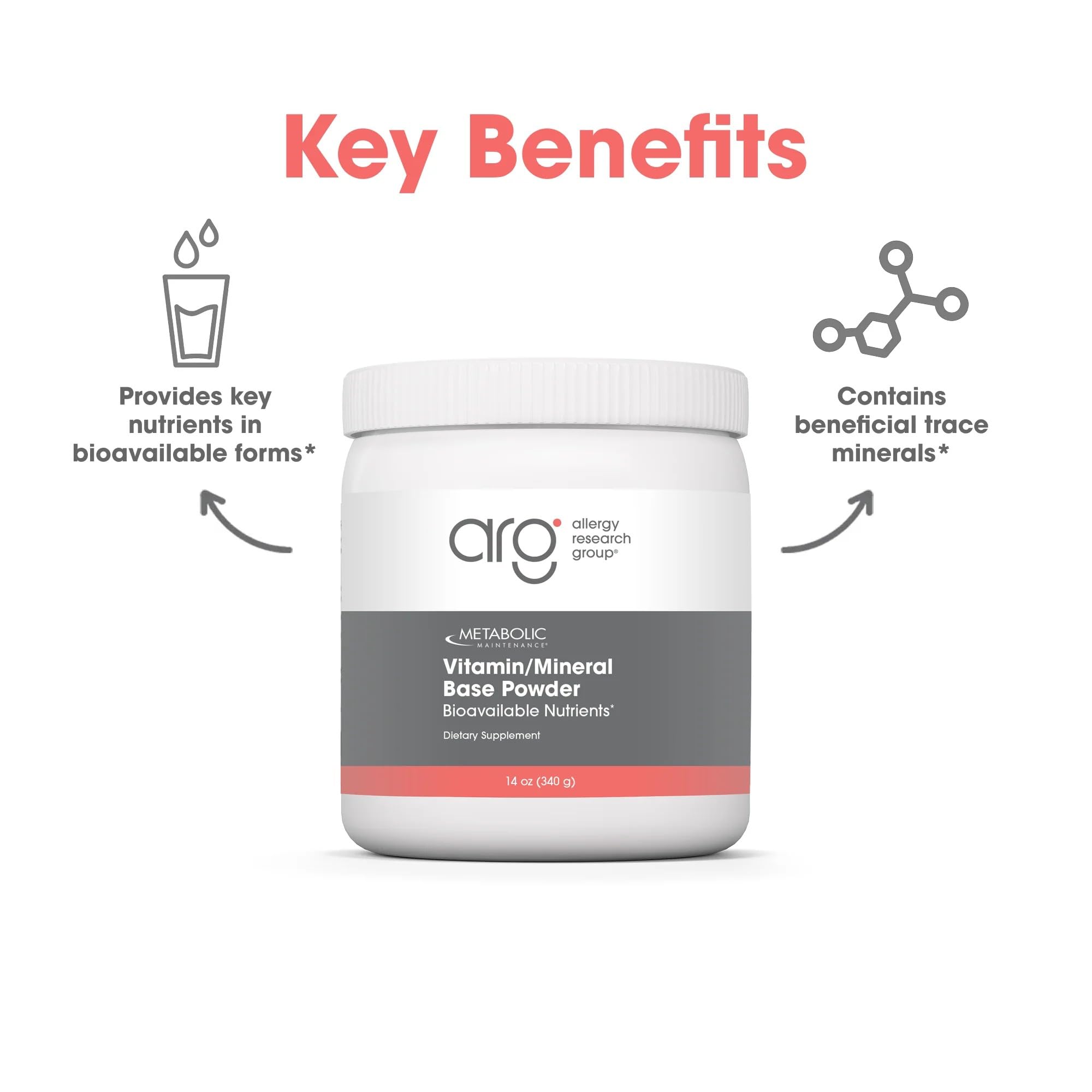 Metabolic Maintenance Vitamin Mineral Base Powder - Iron Free Multivitamin with Active B Vitamins + Chelated Minerals (340 Grams, 60 Servings) Metabolic MaintenanceBuy Supplements Australia
