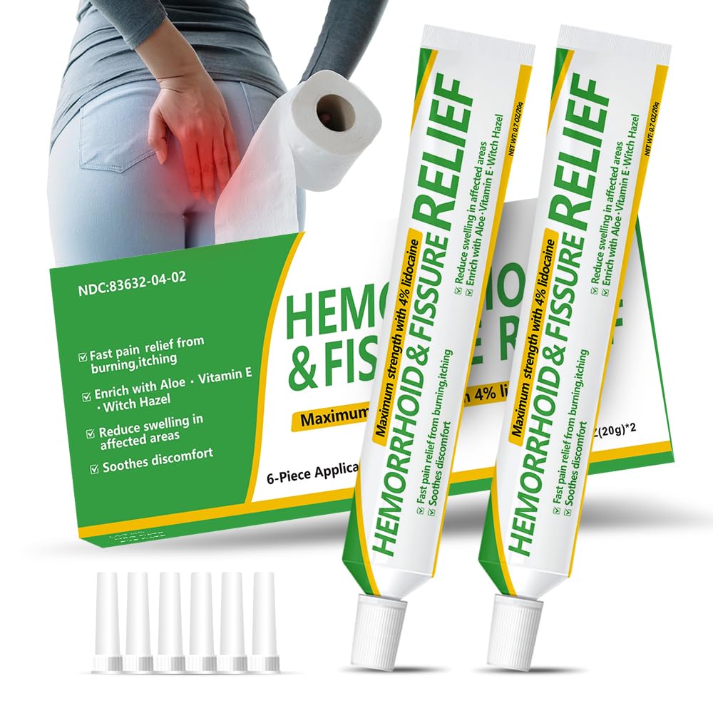 Lesdgo Hemorrhoidal Ointment(2 Pack),Hemorrhoid and Fissure Cream Witch Hazel Maximum Strength Pain Relief,for Itching and Swelling LesdgoBuy Supplements Australia