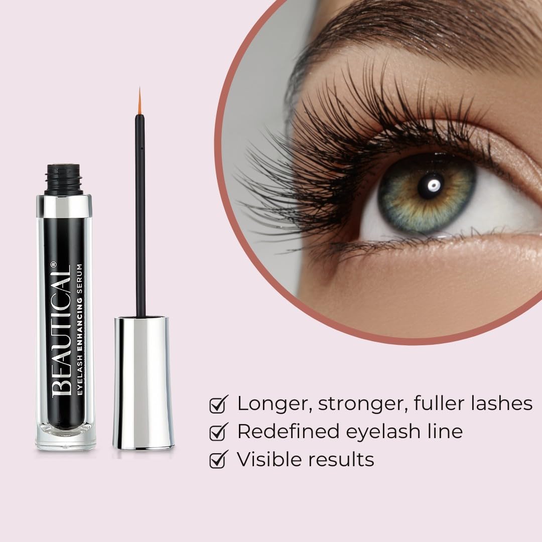 BEAUTICAL Eyelash Serum – Lash Enhancing & Conditioning Formula with Botanical Ingredients for the Appearance of Fuller, Shinier & Healthier-Looking Lashes – Nourishing Lash Care, 3ml BEAUTICALBuy Supplements Australia