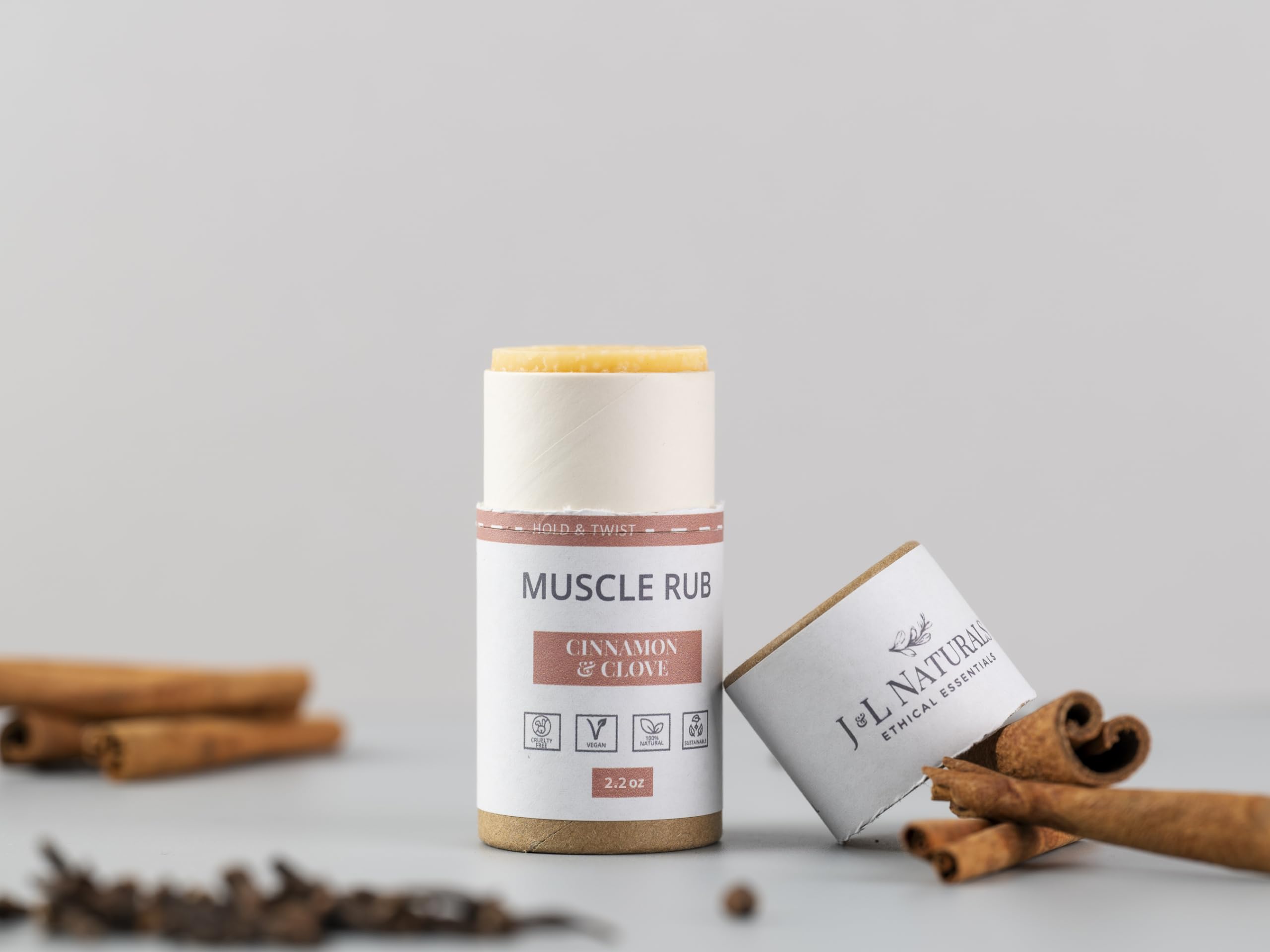 J&L Naturals Muscle Rub | Cream for Achy + Sore Muscles, Joints, Back, Knees, Shoulders | Soothing & Nourishing | Vegan, Sustainable, Cruelty Free, Natural, Made in US (1-Pack) J&L NaturalsBuy Supplements Australia