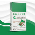 Peak Performance Energy Strips — Vegan, Gluten Free, Soy Free & Sugar-Free Breath Strips w/Caffeine, 18 Vitamins & Minerals — Instant Energy Boost Chocolate Mint Dietary Supplement — 30 Oral Strips Vitamin-StripsBuy Supplements Australia