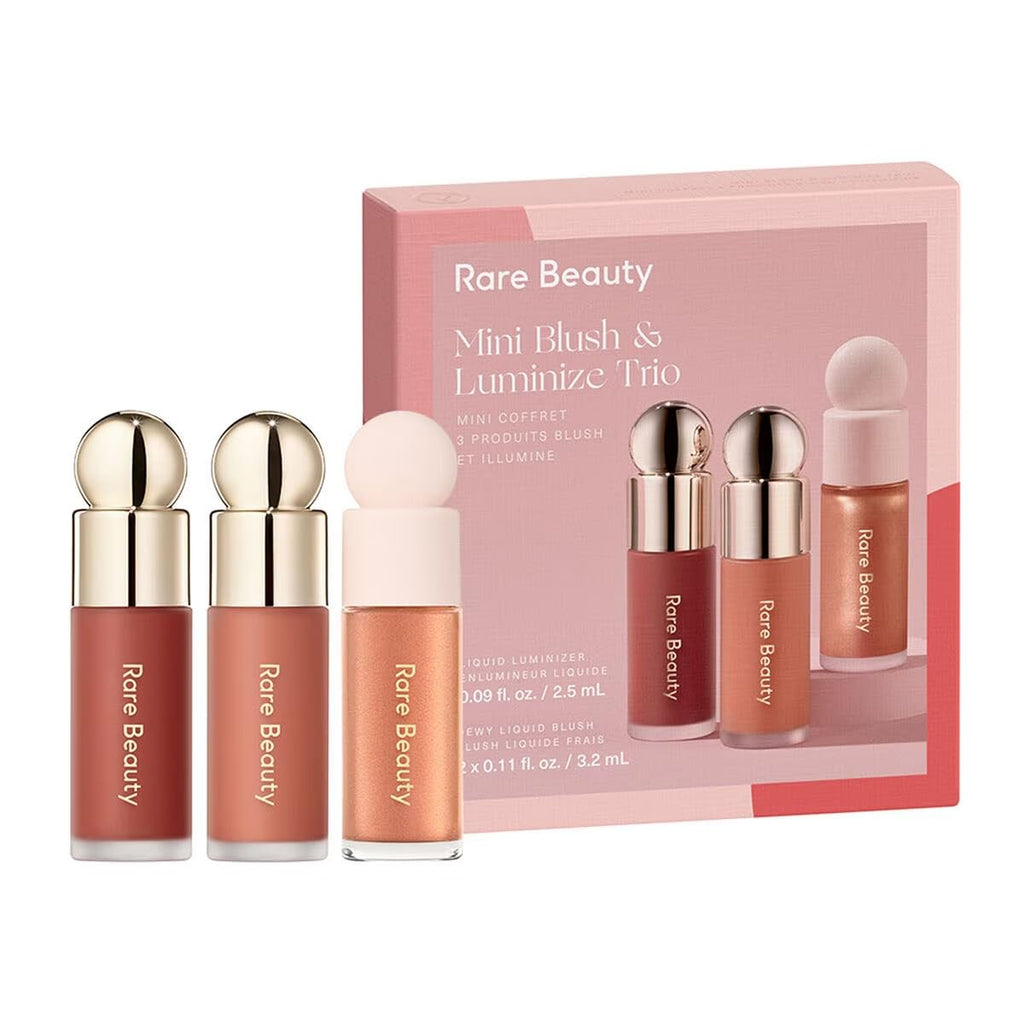 Rare Beauty Limited Edition Mini Blush & Luminize Trio - Beloved - Virtue - Enliven - New In Box Rare BeautyBuy Supplements Australia