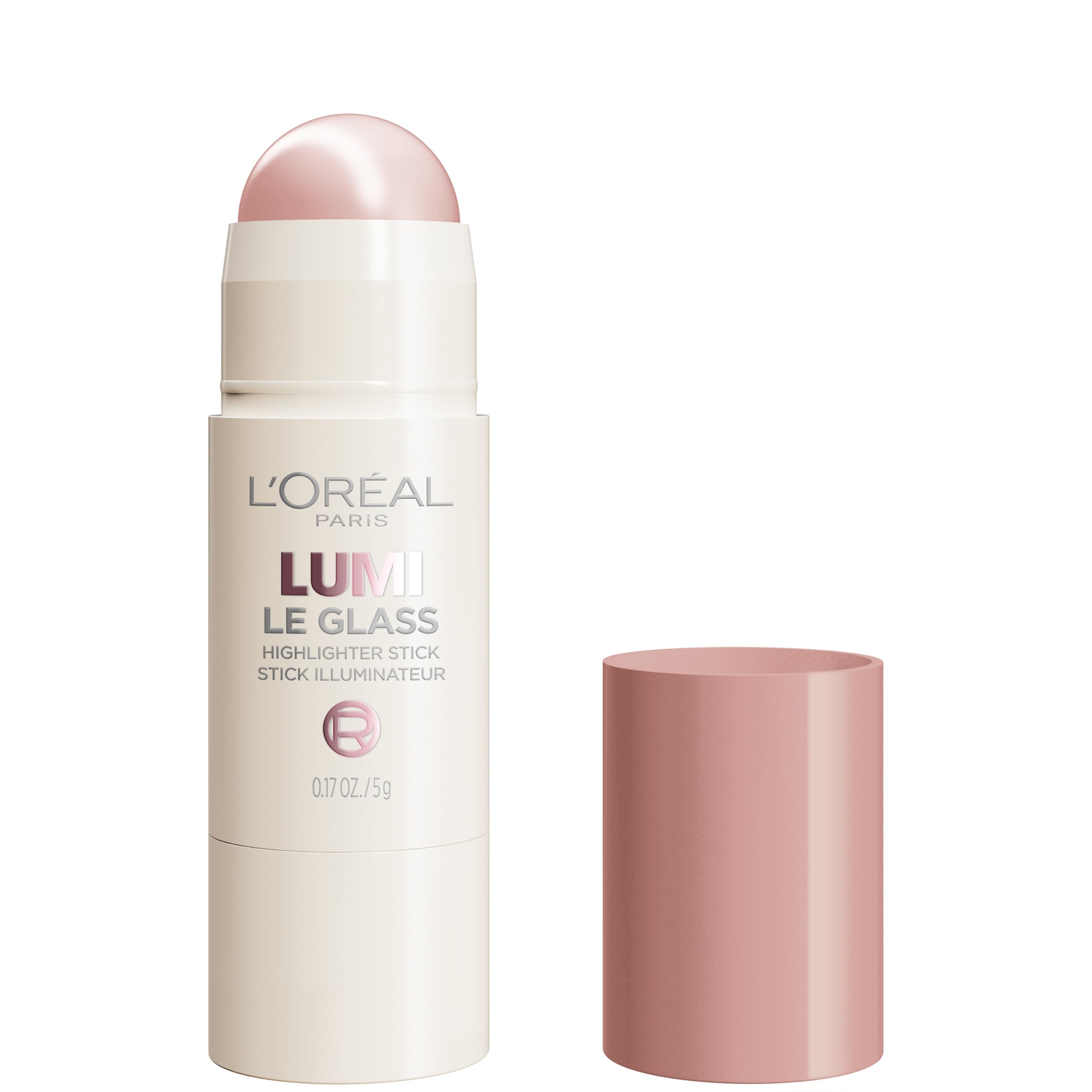 L'Oreal Paris True Match Lumi Le Glass Highlighter Stick, Reflective, Translucent, Glassy Highlighter for Face and Body, 620 Pink Ballet, 0.17 Oz L'Oreal ParisBuy Supplements Australia