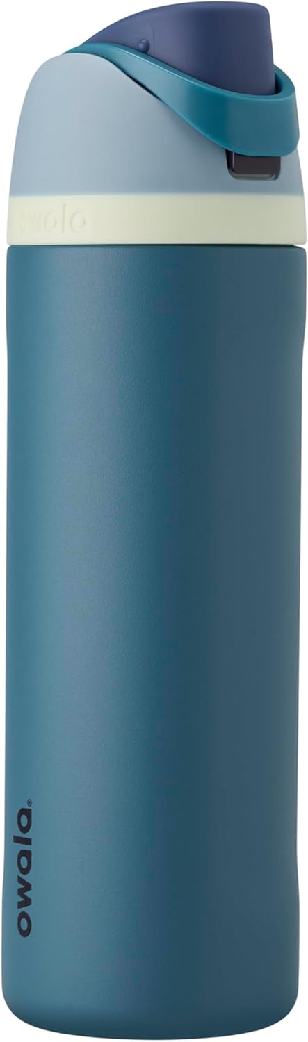 Owala FreeSip Insulated Stainless Steel Water Bottle with Straw, BPA-Free Sports
