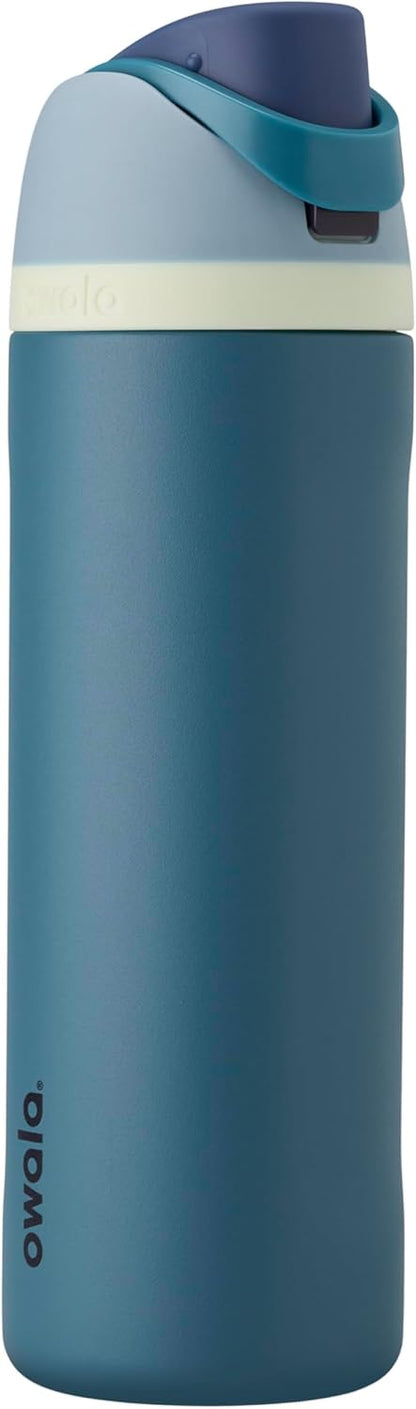 Owala FreeSip Insulated Stainless Steel Water Bottle with Straw, BPA-Free Sports