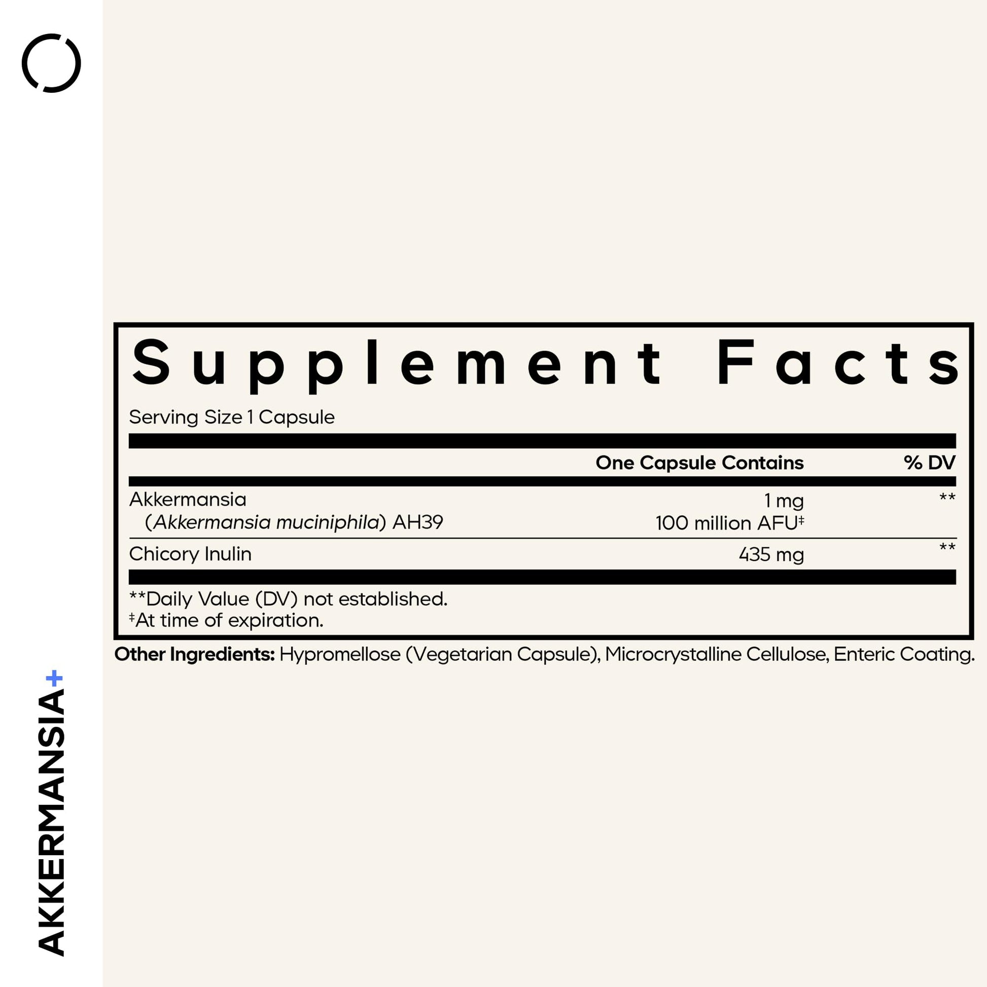 Codeage Akkermansia Muciniphila Probiotic Supplement - 3-Month Supply of Akkermansia & Chicory Inulin - Daily Synbiotic Probiotic Chicory Root - 100 Million AFUs - Gluten-Free - 90 Capsules CodeageBuy Supplements Australia