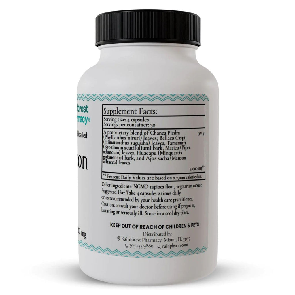 Rainforest Pharmacy Spiro Natural Herbal Supplement| 120 Vegetarian Capsules, 500 mg | Ecologically Wildcrafted Chanca Piedra & 5 Amazon Rainforest Herbs | Non-GMO Rainforest Pharmacy buy supplements Au