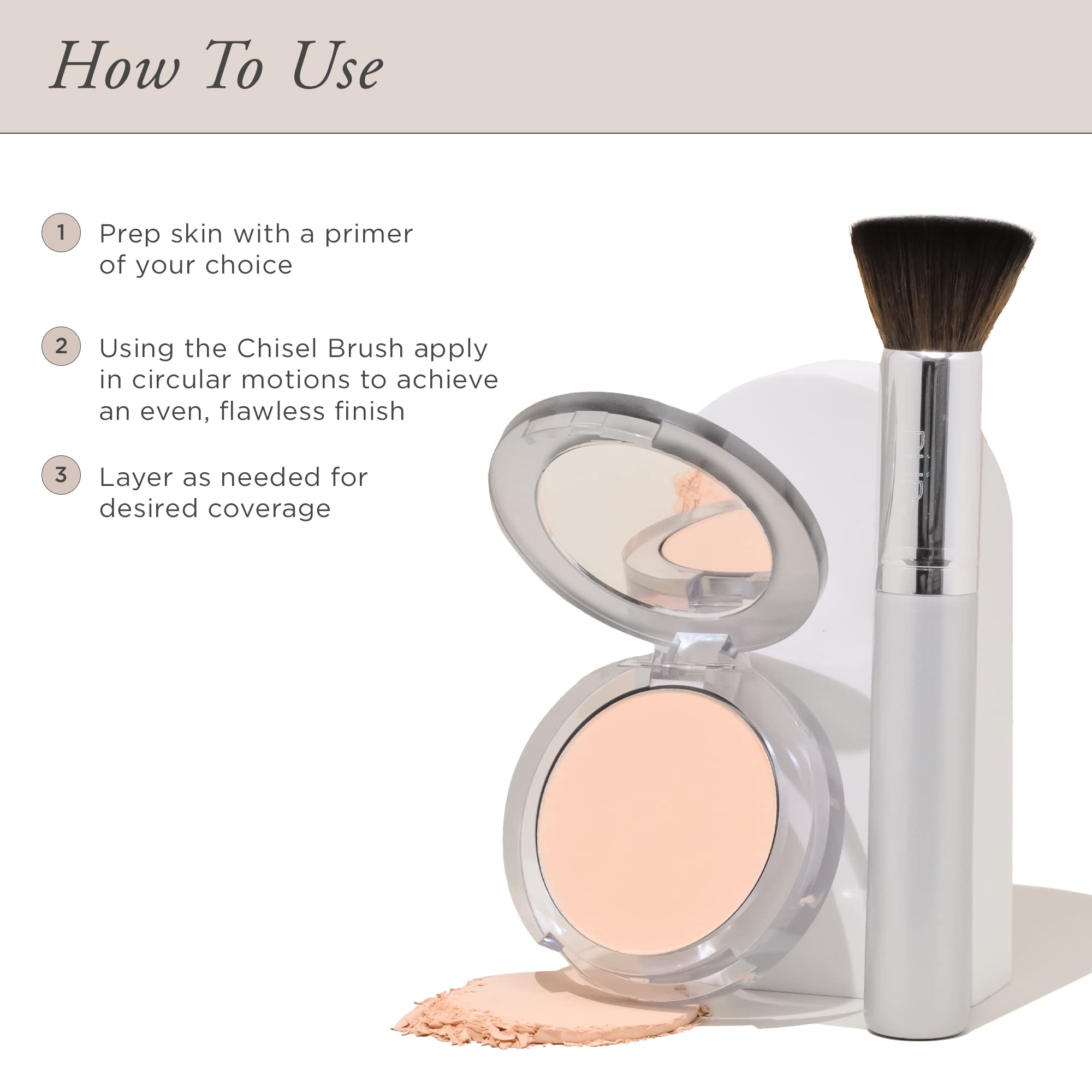 PUR Beauty 4-in-1 Pressed Mineral Makeup Powder Foundation with SPF 15 - Concealer & Finishing Compact Pressed Powder for Face - Buildable Medium to Full Coverage Foundation Powder (Fair Ivory) PÜR MINERALS buy supplements Au