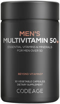 Codeage Men's Multivitamin 50 - Essential Vitamins & Minerals for Men Over 50 - Daily Multivitamins for Men Supplement - Vitamin A, C, D3, E, B6, B1, CoQ10, Probiotics, Lutein - Non-GMO - 30 Capsules CodeageBuy Supplements Australia