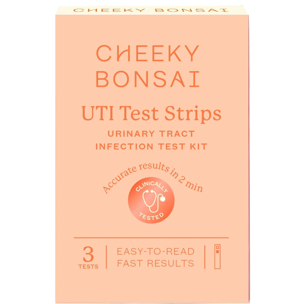 Cheeky Bonsai, Urinary Tract Infection (UTI) Test Strips, Accurate Results in 2 Minutes, Clinically Tested, Same Test Doctors Use, Easy to Read Results, 3 Count Cheeky BonsaiBuy Supplements Australia