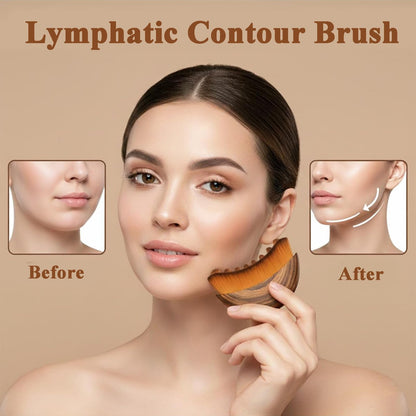 Recuvia Face Brush for Lymphatic Drainage, Gua Sha Brush for Face, Lymphatic Contour Face Brush Eliminate Puffiness, Lifting and Firming, Sculpting, Improves Skin Glow, Fit The Skin Precisely (2pcs) Recuvia buy supplements Au
