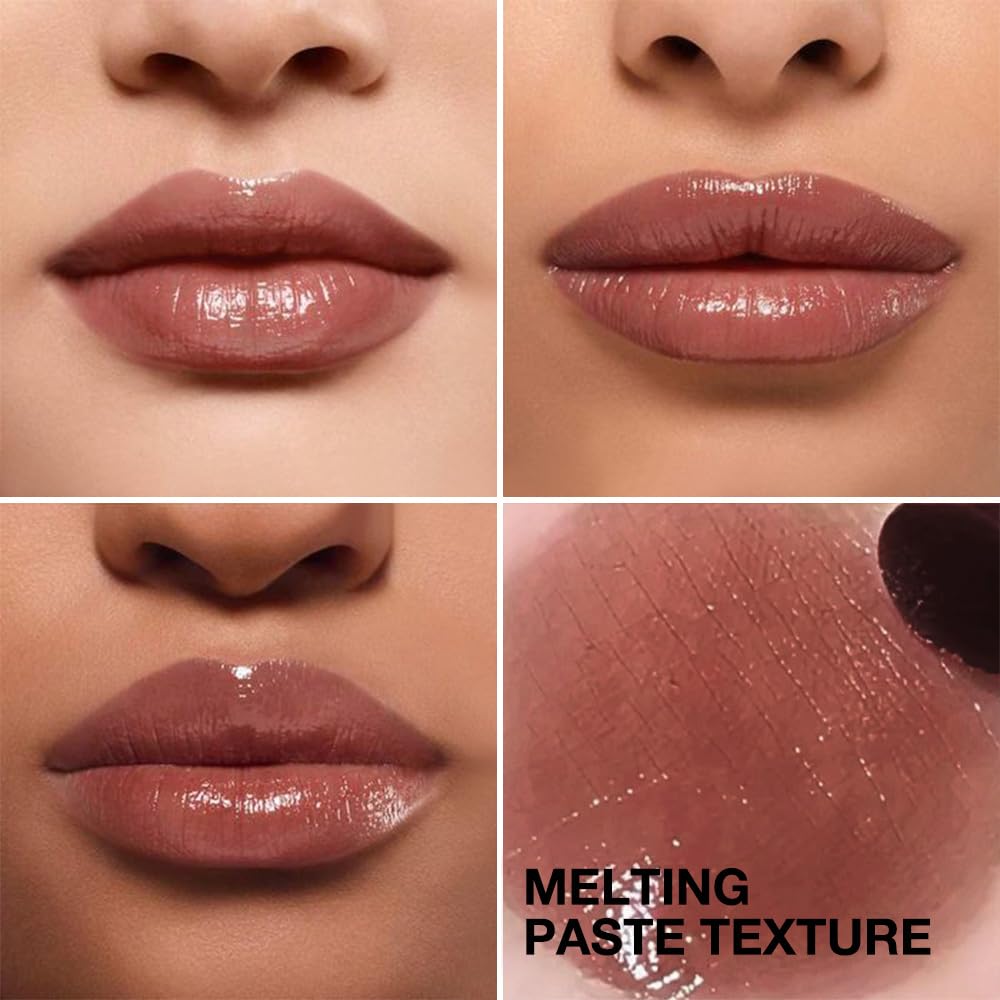 Honey Butter Lipstick Tinted Lip Balm, Shine Moisturizing Plumper Lipstick for Women, Natural Nourishing Hydrating Lip Gloss Stain for Dry Lips, Lightweight Lip Liner Care Makeup, Vegan - Black & Pink HHLTOHBuy Supplements Australia