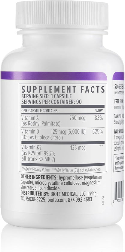 Biote Nutraceuticals - ADK 5 - Immunity + Cardiovascular (90 Capsules)