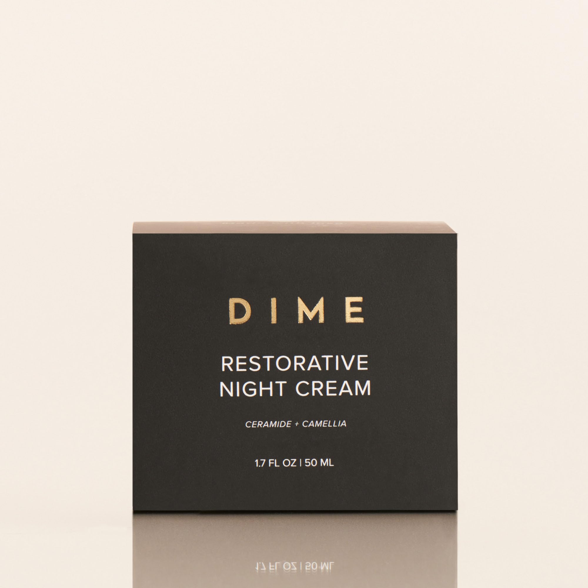 DIME Beauty Restorative Night Cream, Facial Moisturizer with Ceramides and Sea Buckthorn, 1.7 oz / 50 ml in Pump DIMEBuy Supplements Australia