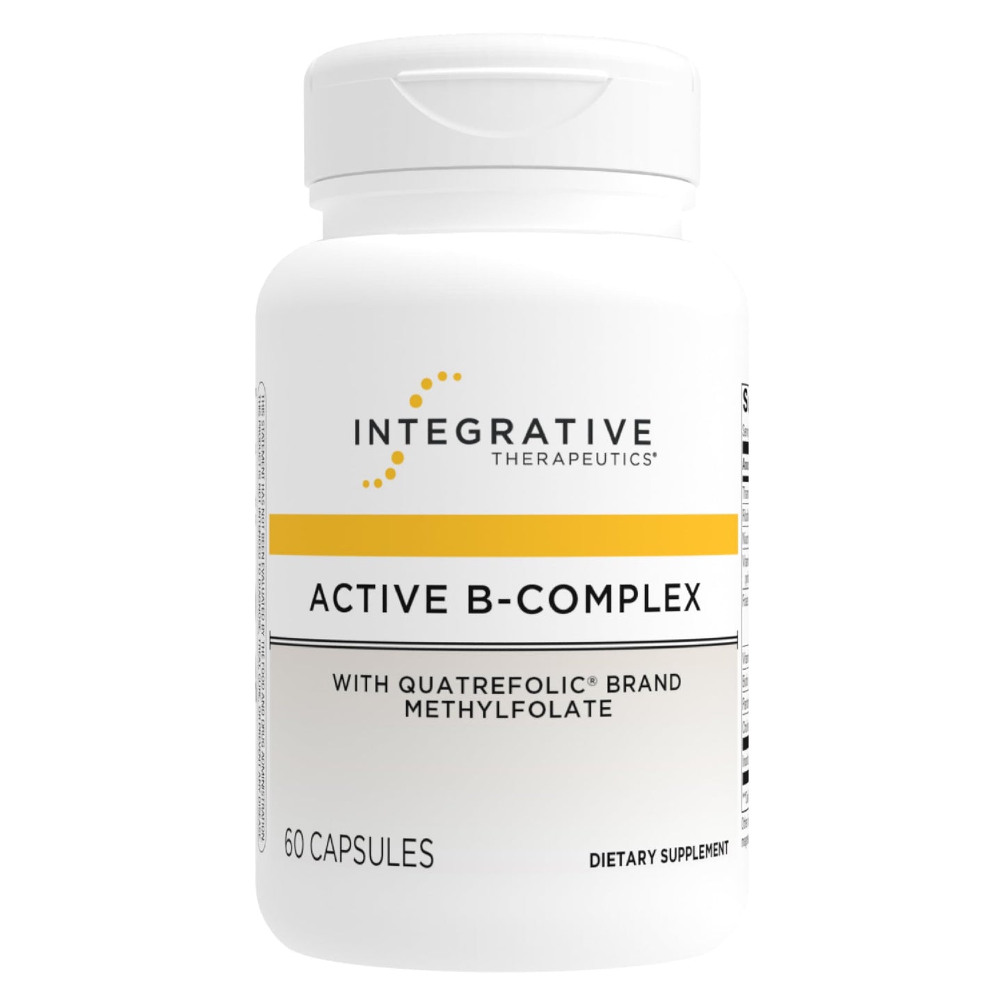 Integrative Therapeutics Active B-Complex - with Choline and Methylfolate - Cellular Energy, Immune Function & Heart Health Support with Vitamins B2, B6 & B12