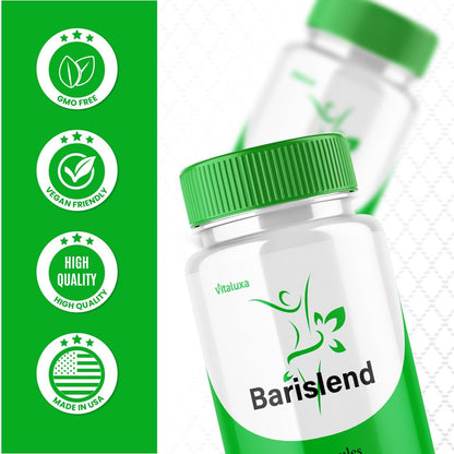 Barislend Capsules, Barisland Pills Pink Salt Blend for Women, Barislends Maximum Strength Supplement Official Advanced Formula Natural Energy Fitness Support, Bari Slend Review (60 Capsules) Vitaluxa buy supplements Au