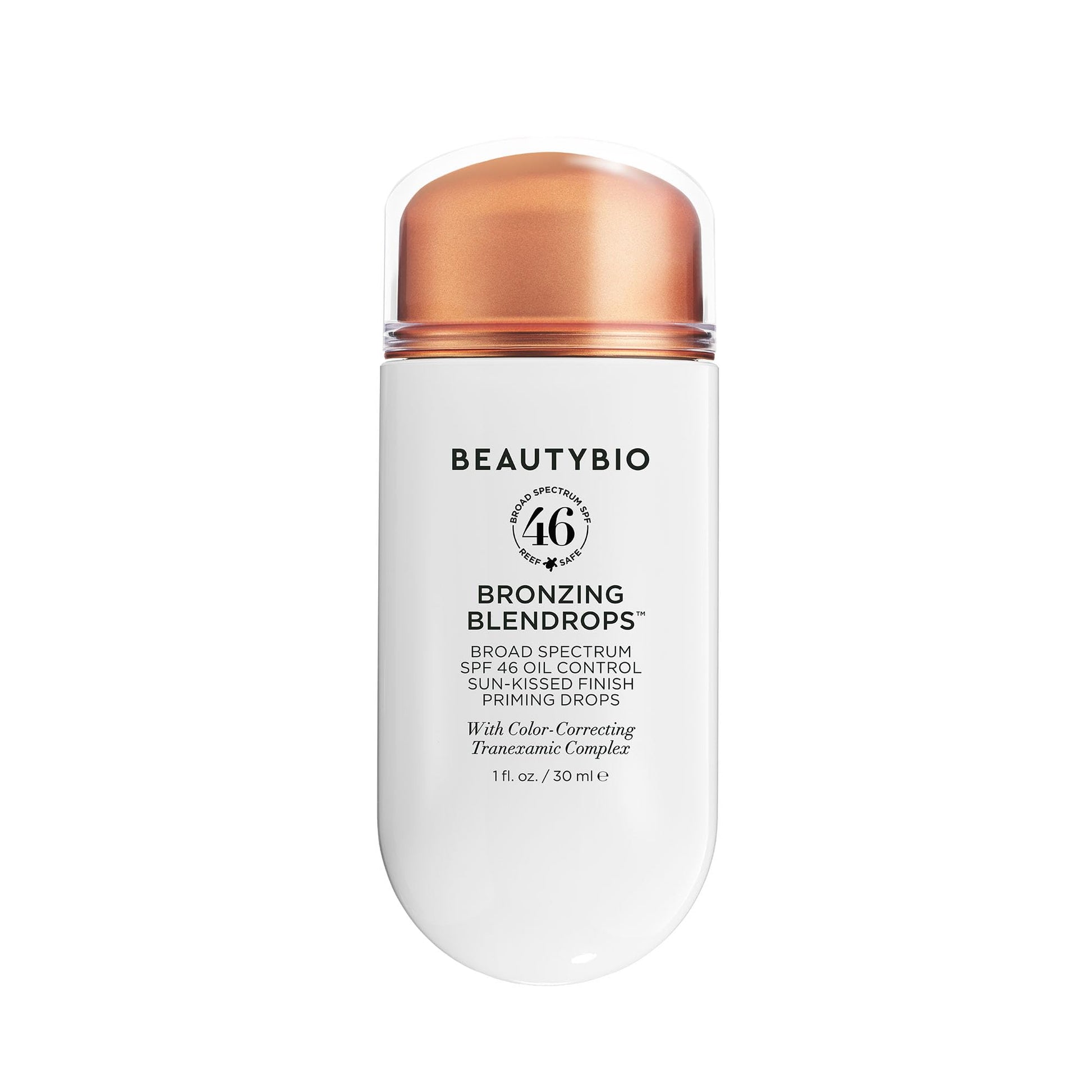 BeautyBio BLENDROPS. Broad Spectrum SPF 46 Oil-Control Priming Drops With Color-Correcting Tranexamic Complex beautybio buy supplements Au