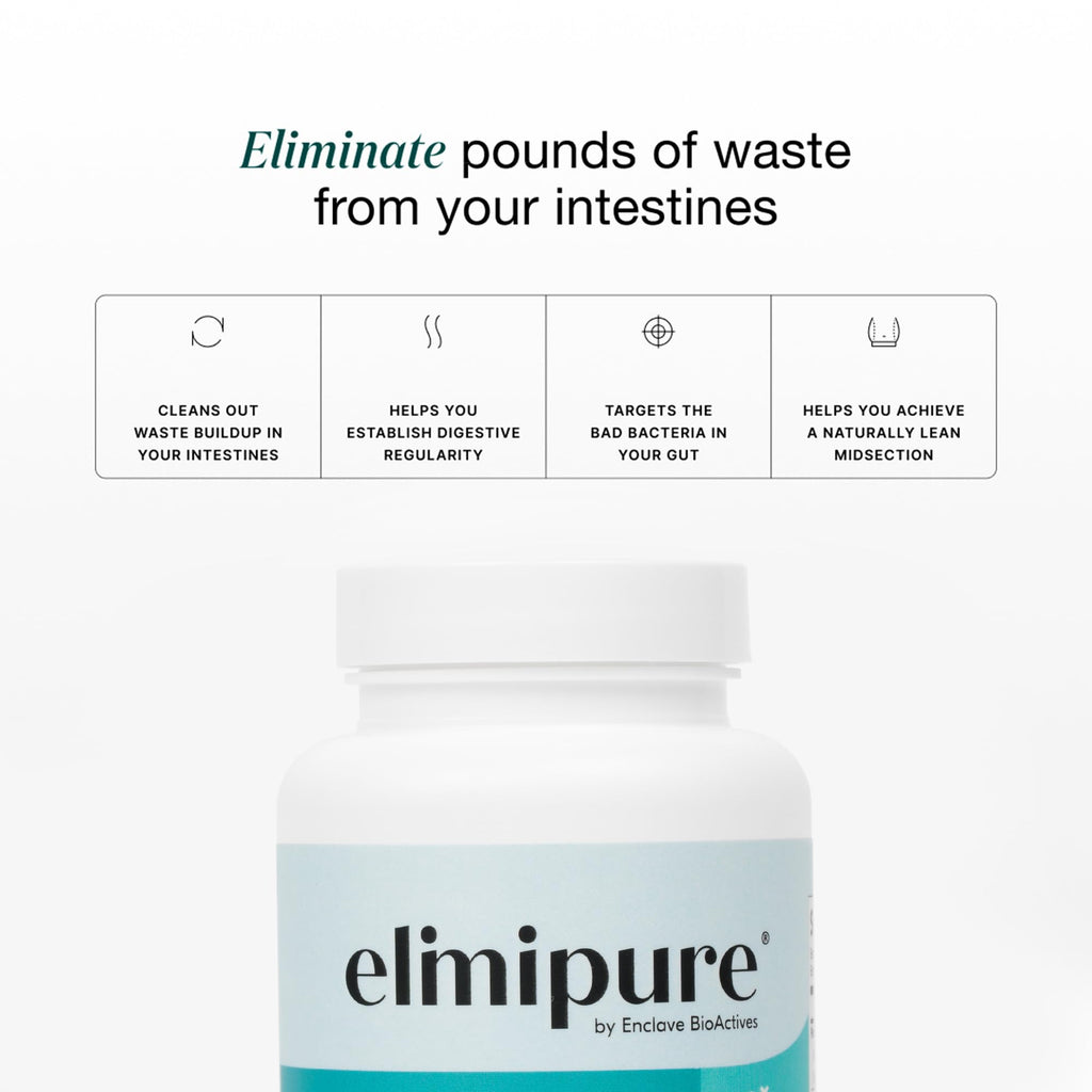 Elimipure Gut Cleanse & Restore Supplement: Natural & Effective Detox Cleanse Capsules | Fortify Your Microbiome | Effortless Morning Stools | Restore Your Gut from the Inside Out Elimipure buy supplements Au