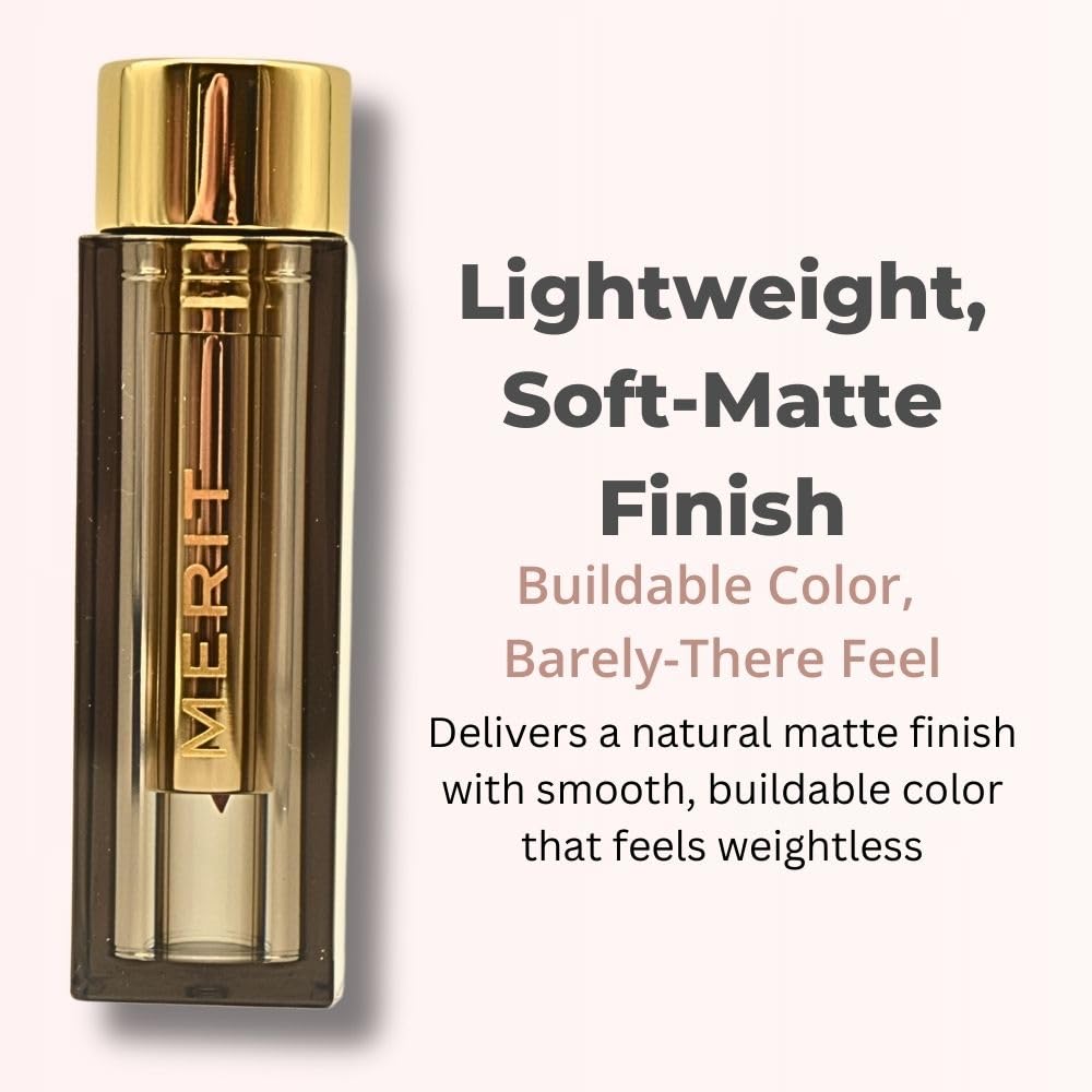 Merit Signature Lip Lightweight Matte Lipstick - 0.10 oz / 3 g (Classic (neutral), standard) MeritBuy Supplements Australia