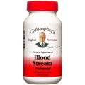 Supplement bottle labeled 'Christopher's Original Formulas Blood Stream Formula' on a white background