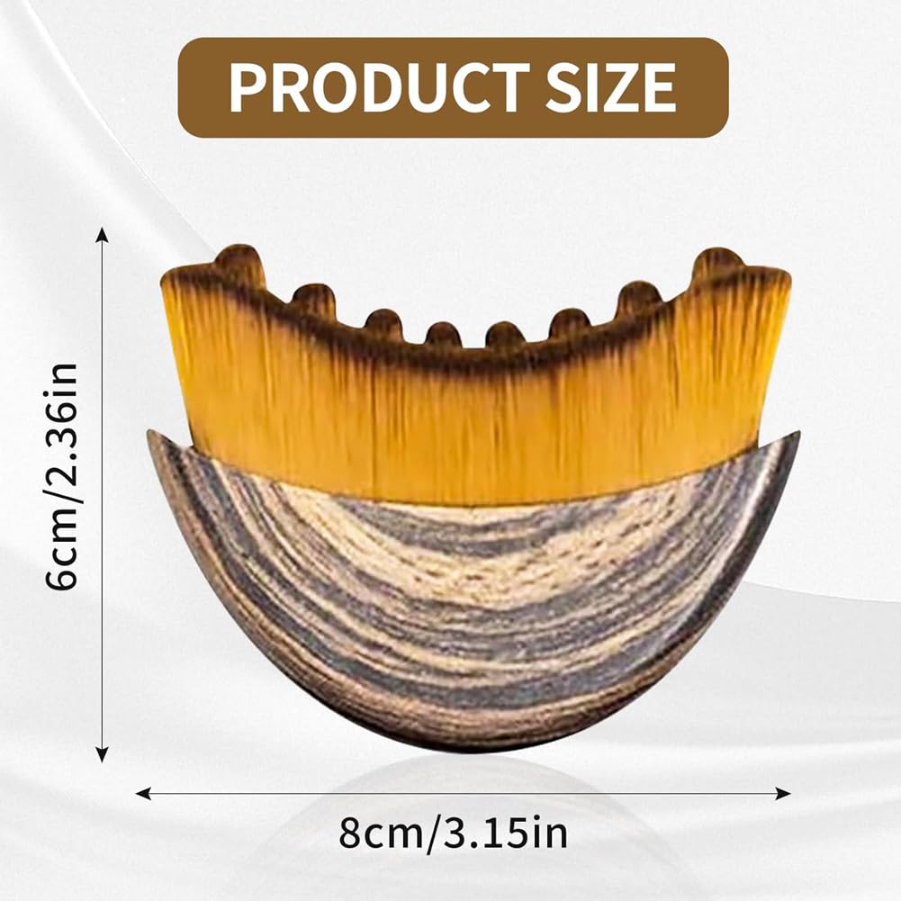 JBSZTH 2-Pack Lymphatic Contour Face Brush, Lymphatic Drainage & Contour Face Massage Brush Set for Gua Sha, Puffiness Reduction, Glowing Skin, Gentle Daily Facial and Body Massage Tool JBSZTH buy supplements Au