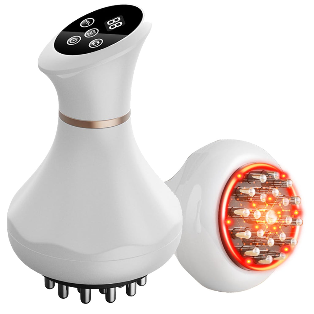 GJMJNNW Handheld Electric Lymphatic Drainage Massager: Body Sculpting Machine and Anti Cellulite Massage Tool for Cellulite & Stretch Marks with Microcurrent Red Light Heat & Vibration GJMJNNW buy supplements Au