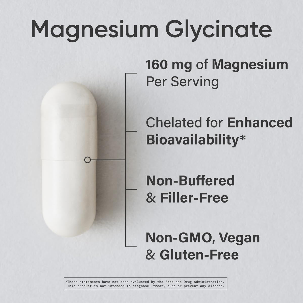 Sports Research® Magnesium Glycinate - Supports Restful Sleep & Enzymatic Processes - 160 mg Chelated Magnesium - Vegan Capsule - 90 Count Sports Research buy supplements Au