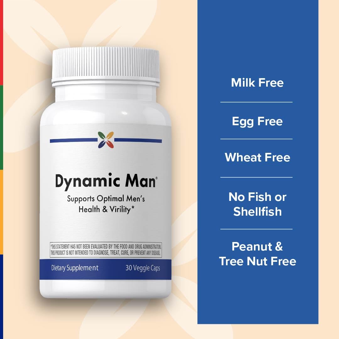 Stop Aging Now - Dynamic Man - Complex Supplement - 30 Vegetarian Capsules Stop Aging Now buy supplements Au
