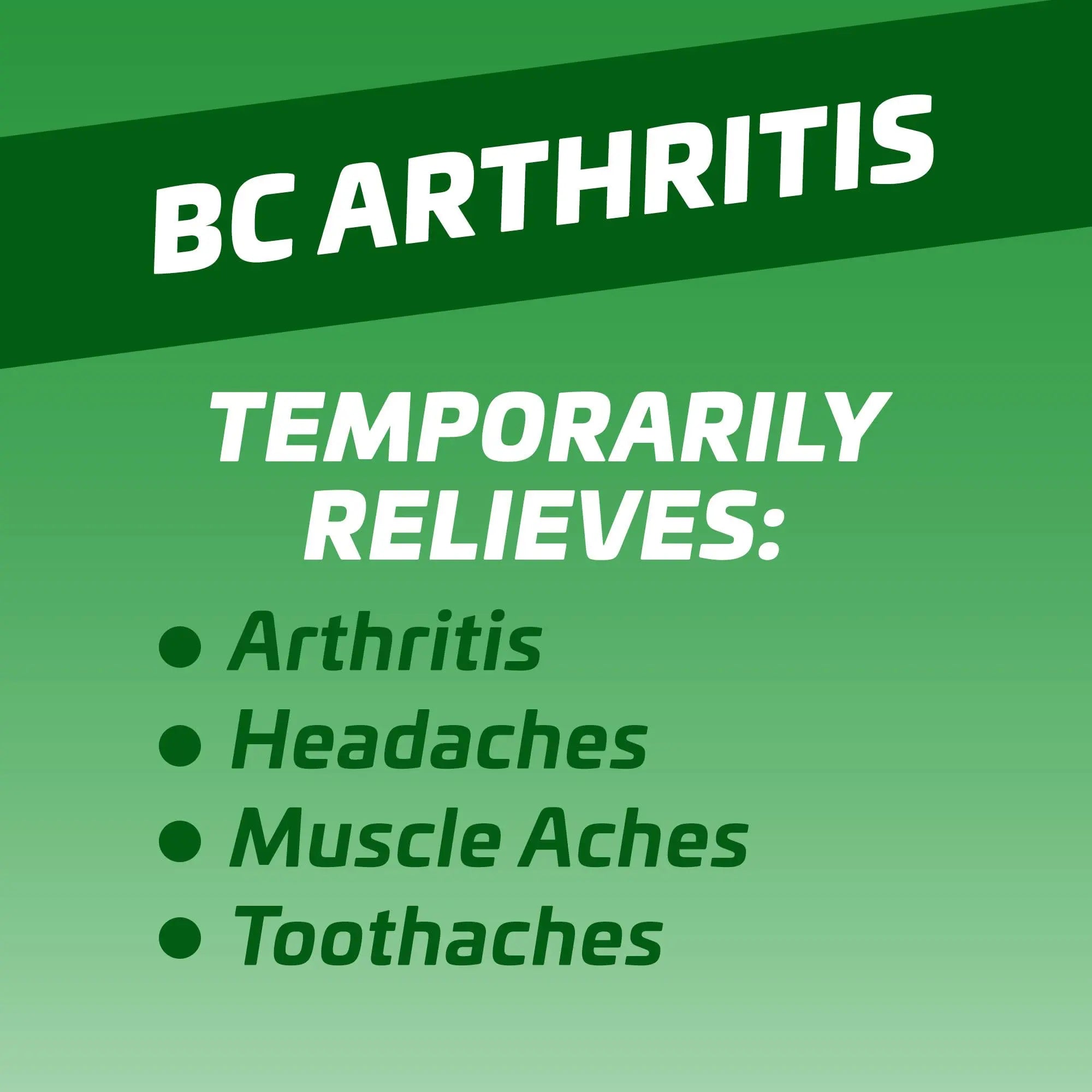 BC Pain Relief Powder, Arthritis Pain, 50 ct (Pack of 1) BCBuy Supplements Australia