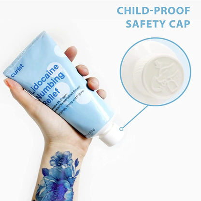 Curist 5% Lidocaine Cream Maximum OTC Strength Topical Pain Relief OTC - 12 oz (Pack of 2) XL Tube 5 Percent Lidocaine Numbing Cream to Numb Effectively (2 Pack - 6 oz Tube) CuristBuy Supplements Australia