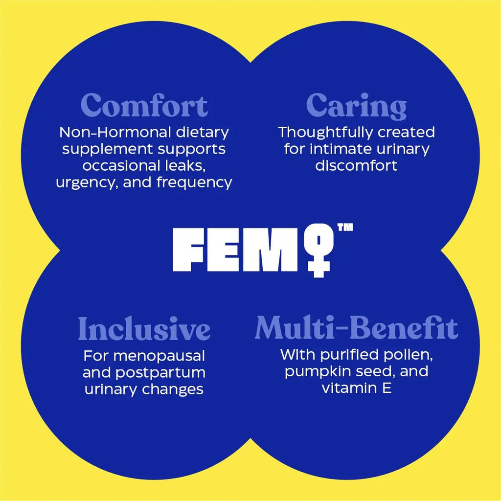 FEM Urovital Bladder Control Supplements - Overactive Bladder, Leakage & Urgency Relief - Non-Hormonal Urinary Tract Health Support for Women - 30 Capsules UpsaBuy Supplements Australia