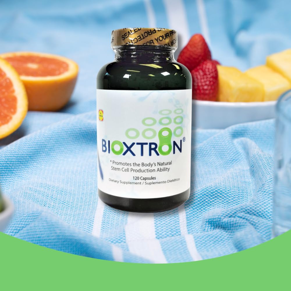 Bioxtron Natural AFA Stem Cell Supplement - Joint Support & Muscle Pain - Immune System Support - Natural Blue Green Algae Spirulina - 120 Caps BioxtronBuy Supplements Australia