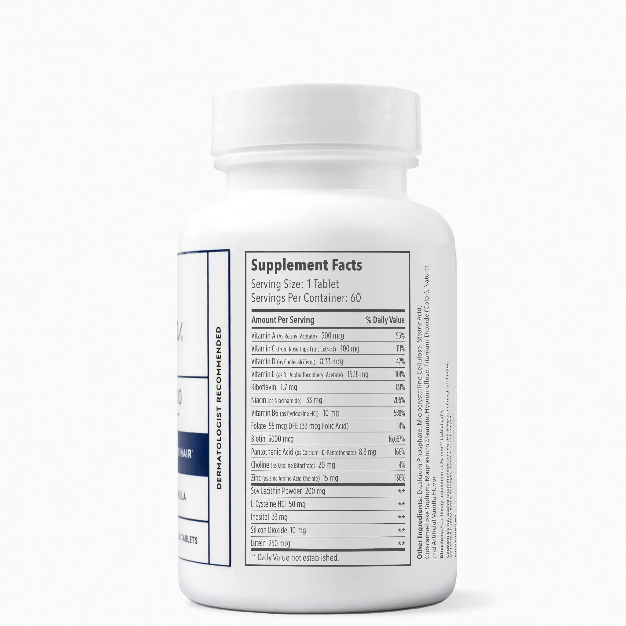 Elon Matrix 5000 Complete Multivitamin — Skin, Hair and Nail Growth Vitamins — Healthy Hair Growth Vitamins for Women & Men Elon