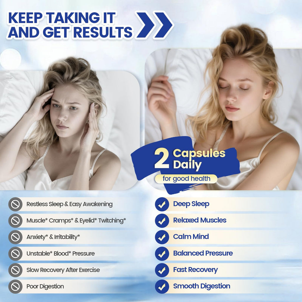 1000mg Magnesium Complex Capsules, 8-in-1 Magnesium Glycinate, Citrate, Malate, Taurate, Oxide, Carbonate, Aspartate, Orotate - 240 Capsules VivoNu buy supplements Au