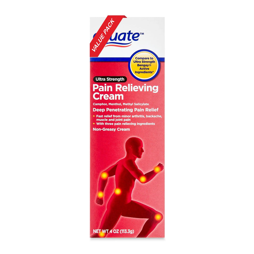 Equate Ultra Strength Pain Relieving Cream, Equate Ultra Strength Pain Relieving Cream Muscle Rub, 4 oz Aus HealthcareBuy Supplements Australia