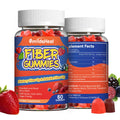 SmildeHeal Fiber Gummies, Dietary Fiber, for Women and Men, Gut Health Support, Non-GMOs, Non-Gluten, Vegan, Mixed Berry