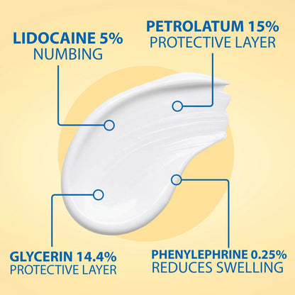 Curist Fissure and Hemorrhoid Cream with Lidocaine 5% and Phenylephrine HCl - Numbing Anal Fissure Cream Temporarily Shrinks Hemorrhoids - Reduces Itching, Swelling, & Burning - Huge Tube - 6oz CuristBuy Supplements Australia