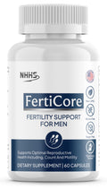 NHHS FertiCore – Men’s Fertility & Reproductive Wellness Supplement – Supports Sperm Health, Motility & Vitality – with Vitamins, Minerals, Amino Acids & Antioxidants – Made in USA, 60 Capsules NHHSBuy Supplements Australia