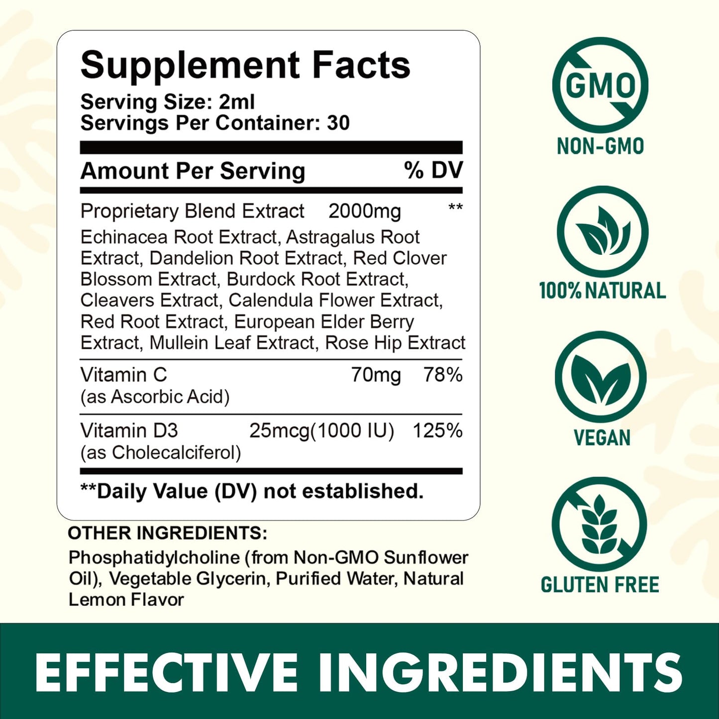 Liposomal Lymphatic Drainage Liquid Drops - Lymphatic Support Supplement with Dandelion Root, Cleavers, Echinacea, Calendula for Immune, Detox Cleanse, Lymph System Support, Lemon Flavor, 2 Fl Oz ReviNutra buy supplements Au