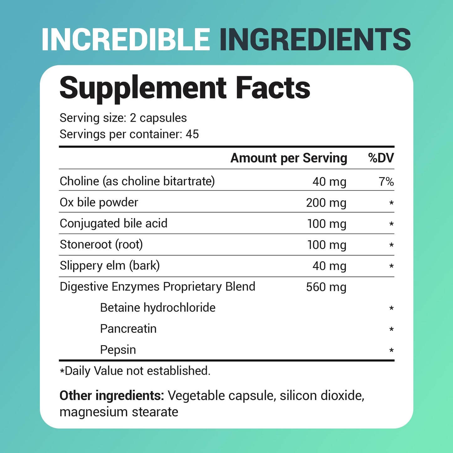 Dr. Berg Gallbladder Formula Extra Strength - with Ox Bile Powder and Conjugated Bile Acid - Digestive Enzymes Proprietary Blend - Full 45-Day Supply - 90 Vegetable Capsules Dr. Berg NutritionalsBuy Supplements Australia