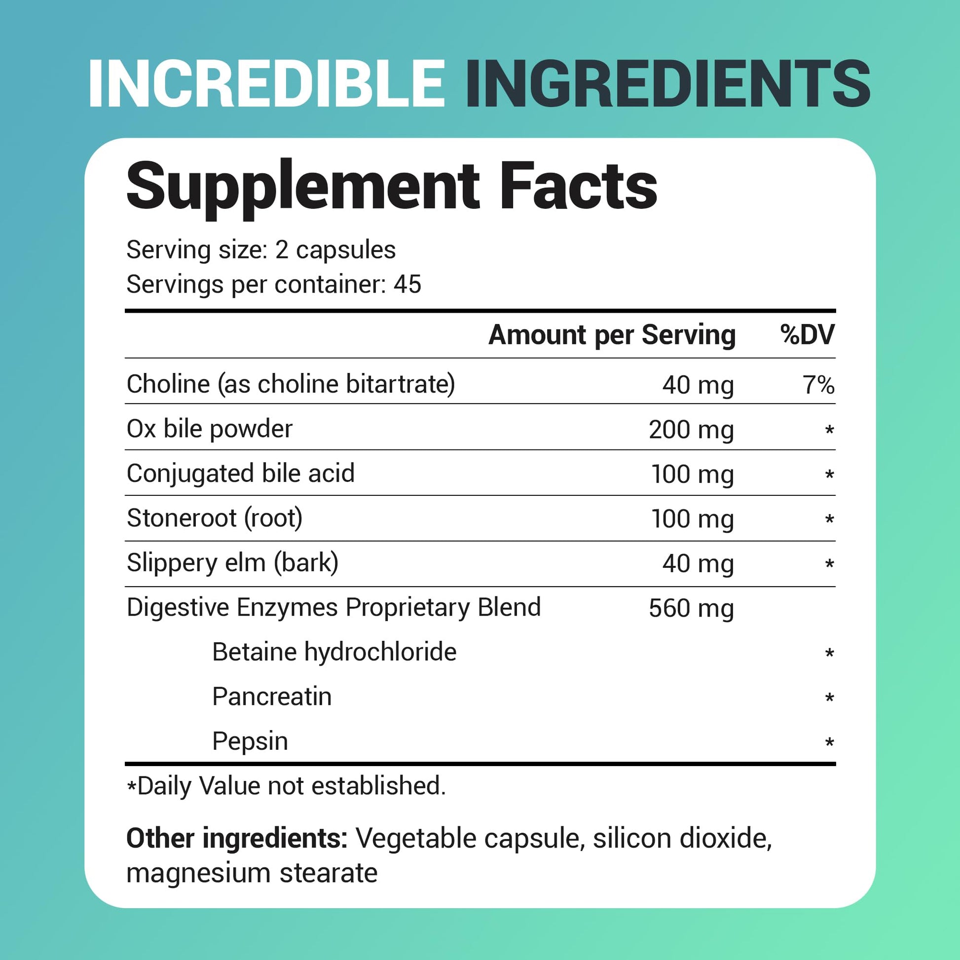 Dr. Berg Gallbladder Formula Extra Strength - with Ox Bile Powder and Conjugated Bile Acid - Digestive Enzymes Proprietary Blend - Full 45-Day Supply - 90 Vegetable Capsules Dr. Berg NutritionalsBuy Supplements Australia