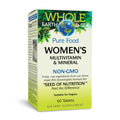 Box of Whole Earth & Sea Women's Multivitamin & Mineral supplement on a white background