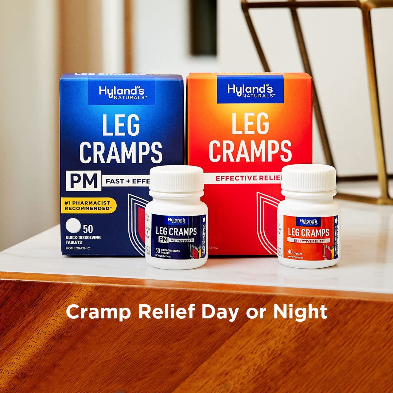 Bundle of Hyland's Leg Cramps Tablets, 100 Count and Leg Cramps PM Nighttime Formula, Natural Relief of Calf, Foot and Leg Cramps, 50 Count Hyland'sBuy Supplements Australia