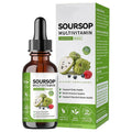 Soursop Bitters Liquid 2 Fl Oz, Soursop Graviola Leaf Extract Liquid Drop, Soursop Multivitamin Liquid Drops Organic for Cell Support, Immune System, Relax bogomo