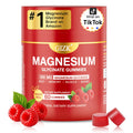 Magnesium Glycinate Gummies 500mg – Sugar Free Magnesium Gummies for Sleep, Stress, Muscle & Nerve Support – for Adults & Kids 4+, Vegan, No Melatonin (Raspberry Flavor, 60 Count) SAYIDONBuy Supplements Australia