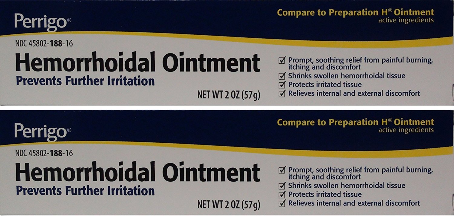 Hemorrhoidal Pain Relief Ointment Generic for Preparation H for Fast Relieves of Internal and External Hemorrhoid Symptoms 2 oz. Per Tube Pack of 2 Total 4 oz. PERRIGO PHARMACEUTICALS CompanyBuy Supplements Australia