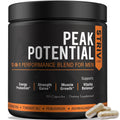 STRIVLABS Peak Potential 12-in-1 Testosterone Support for Men – Natural Strength, Energy & Muscle Builder with Tongkat Ali, Ashwagandha & Fenugreek – 90 Capsules STRIVLABSBuy Supplements Australia