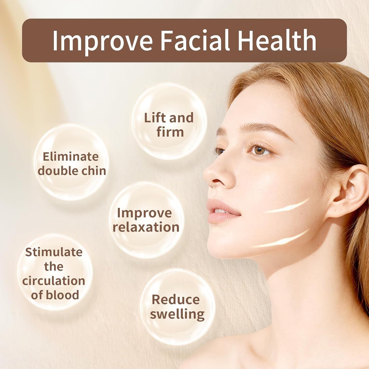 JBSZTH 2-Pack Lymphatic Contour Face Brush, Lymphatic Drainage & Contour Face Massage Brush Set for Gua Sha, Puffiness Reduction, Glowing Skin, Gentle Daily Facial and Body Massage Tool JBSZTH buy supplements Au