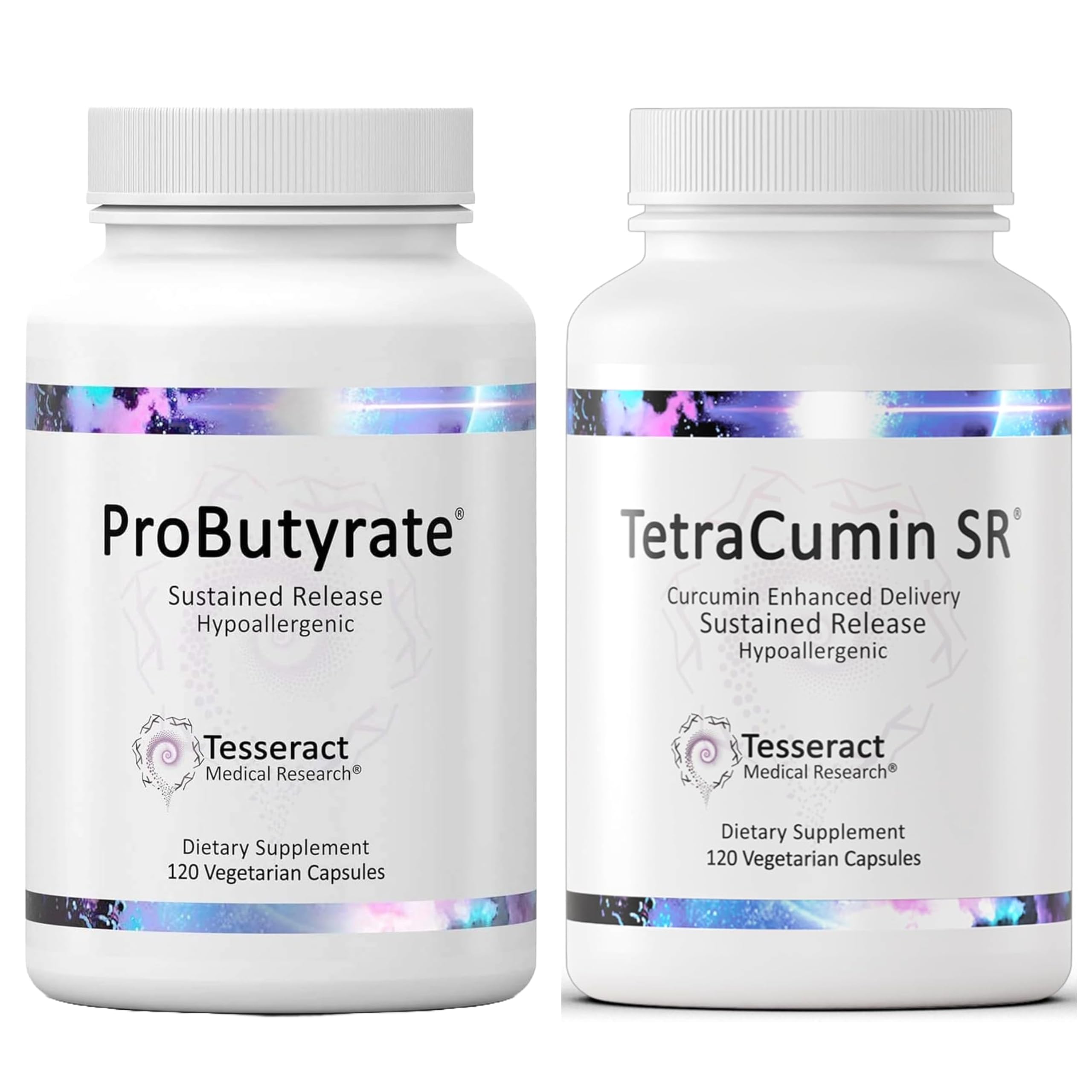 Tesseract Medical Research ProButyrate Gut Health Supplement, Butyric Acid Complex & TetraCumin SR Joint Support Supplement, Sustained Release Tesseract Medical ResearchBuy Supplements Australia