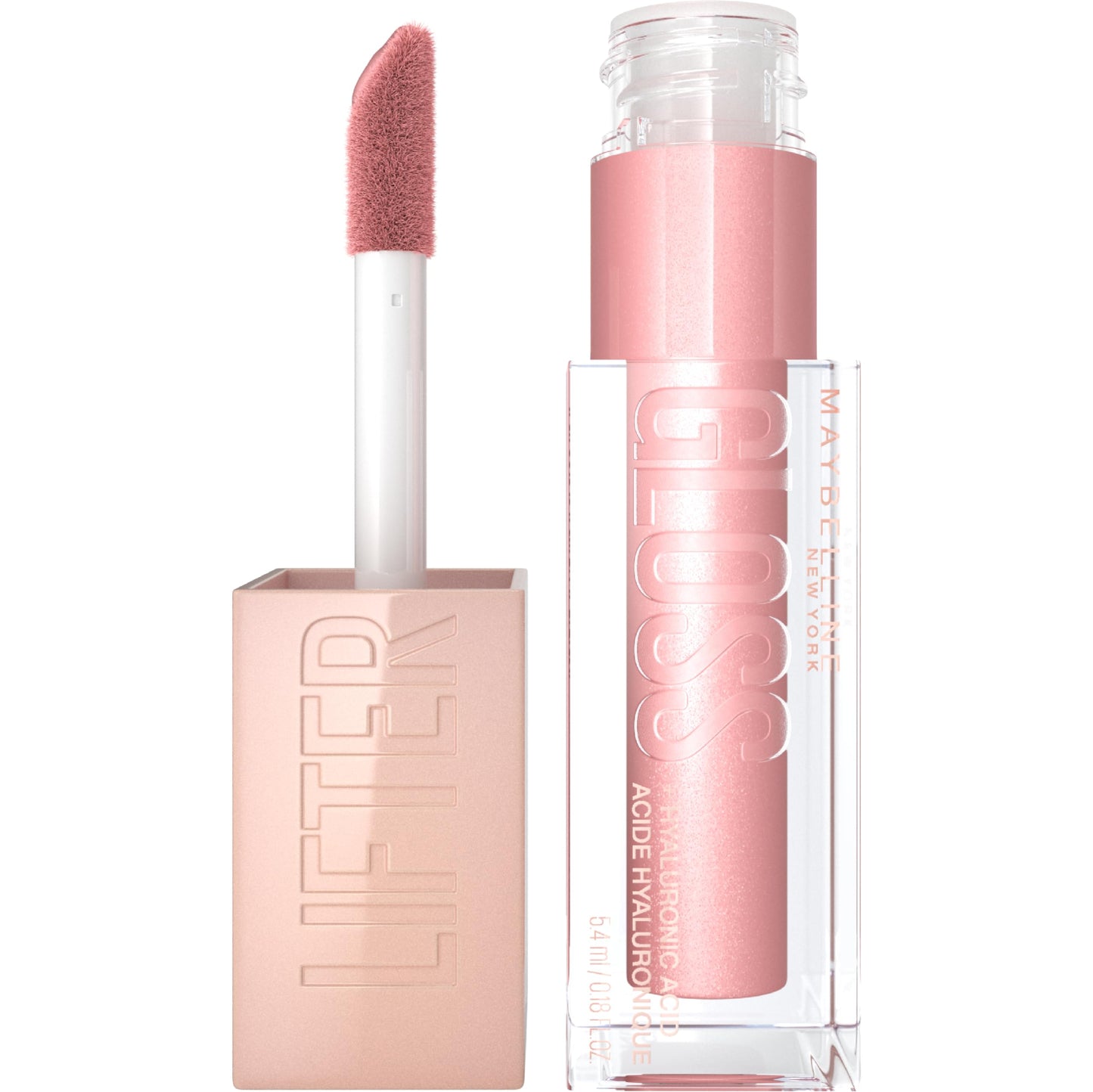 Maybelline Lifter Gloss, Hydrating Lip Gloss with Hyaluronic Acid, High Shine for Plumper Looking Lips, Opal, Pink Neutral, 0.18 Ounce MAYBELLINEBuy Supplements Australia